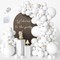 125pcs White Balloons Different Sizes, 18 inch 12 inch 10 inch 5 Inch Latex Balloons for Birthday Decoration, Wedding, Anniversary, Baby Shower Decorations, and Balloon Garland Balloon Arch